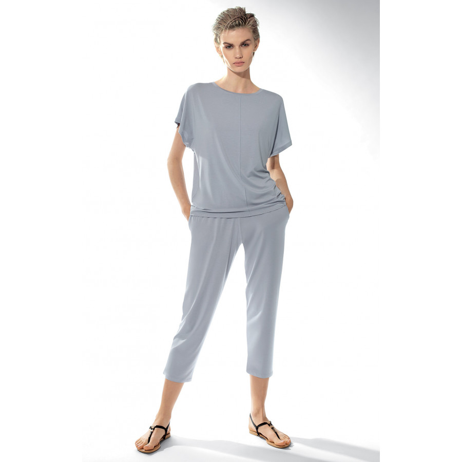 Pyjama / tenue d'intérieur 2 pièces haut manches courte et pantalon ¾. Coemi-lingerie