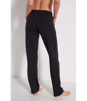 Straight-cut cotton loungewear joggers with wide ankles and elasticated waist - Cioemi-Lingerie