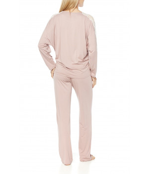 Pyjama / Hausanzug mit langen Fledermausärmeln - Coemi-Lingerie
