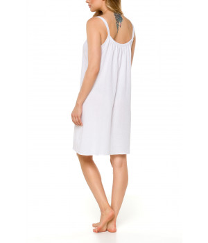 Very loose-fitting nightdress/lounge robe with straps  - Coemi-lingerie