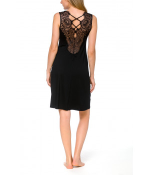 Gorgeous, sleeveless, micromodal and lace night shirt - Coemi-lingerie