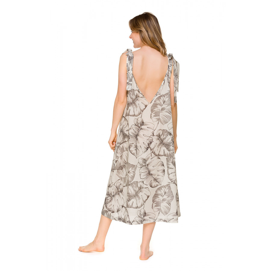 Chemise de nuit / robe d'intérieur longues en coton voile léger et aérien - Coemi-lingerie