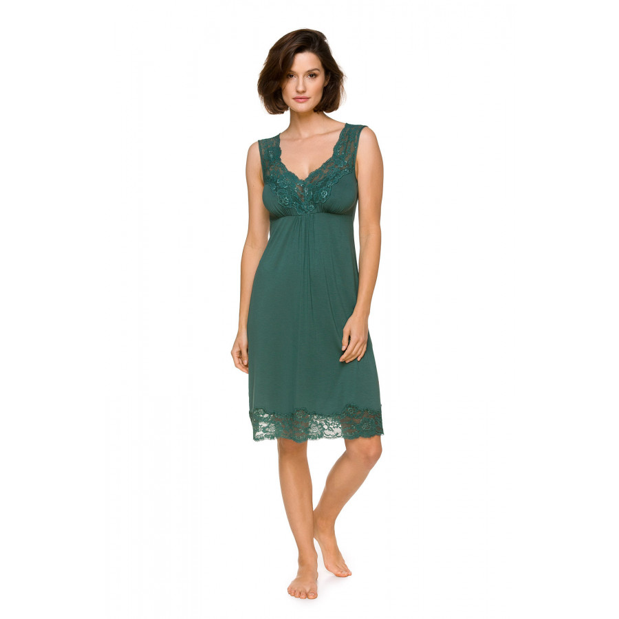 Fitted, sleeveless micromodal nightdress in a choice of 2 lengths - Coemi-lingerie