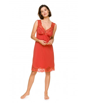 Fitted, sleeveless micromodal nightdress in a choice of 2 lengths