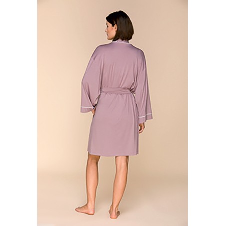 Déshabillé Femme Iris & Lilly En Modal – Léger, Doux, Avec Dentelle Et Fentes Latérales - 13
